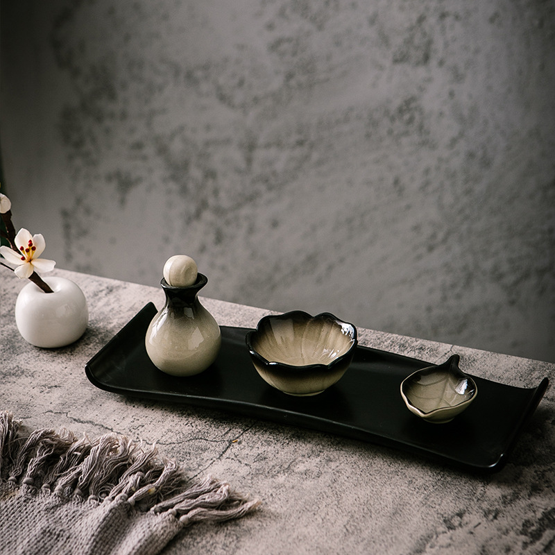 13 inch bread pad plate * daffodil Bowl * leaf plate * oil bottle