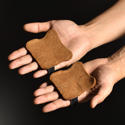 Fitness gloves pull-up grip belt men's four-finger fitness palm guard horizontal bar auxiliary gloves women's training equipment