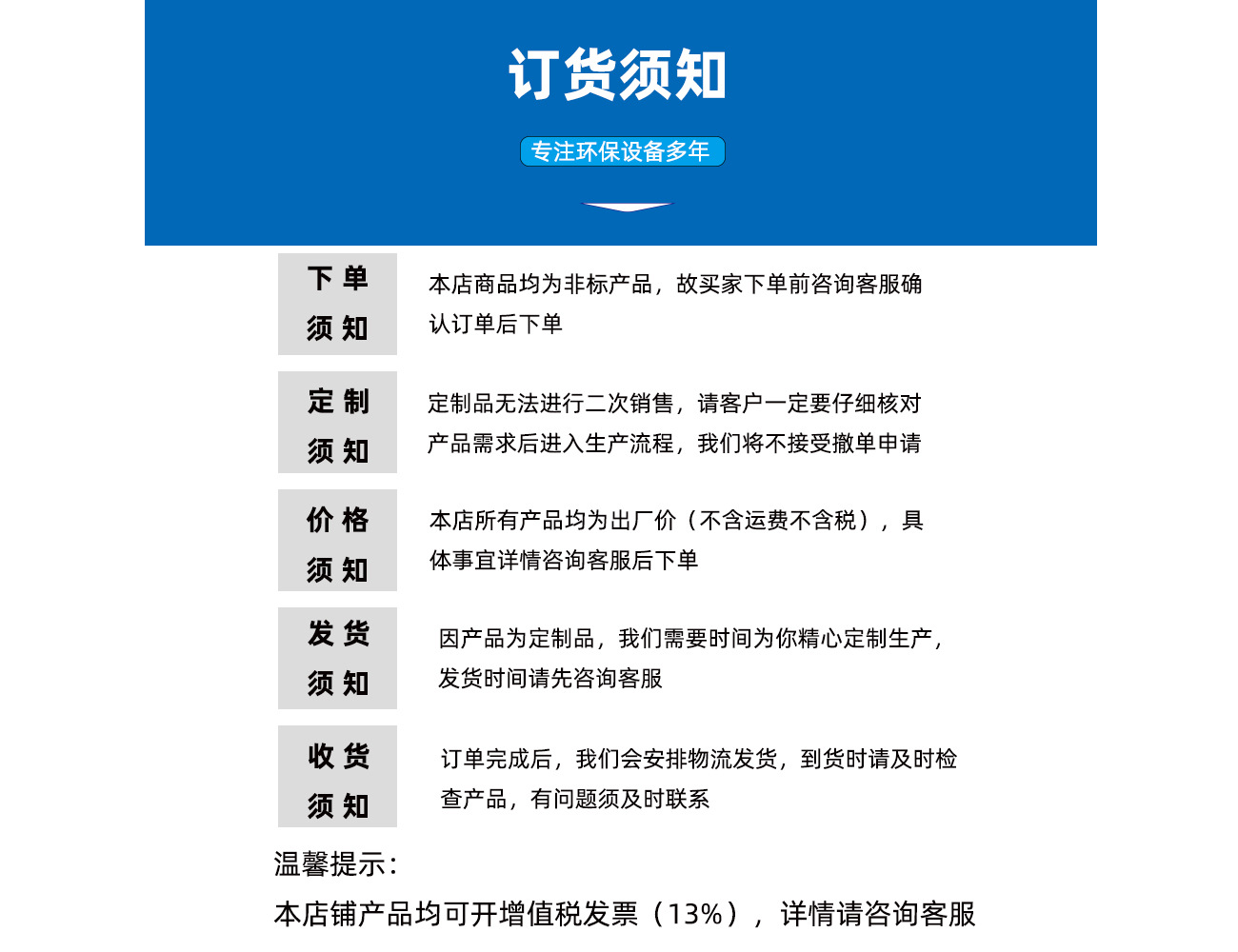12-1 订购须知