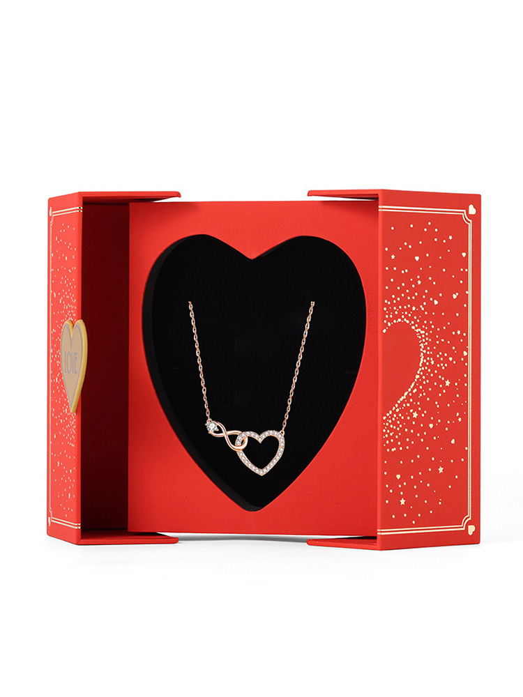 Qixi Día de San Valentín amor joyería caja collar traje anillo colgante joyería caja cumpleaños confesión regalo