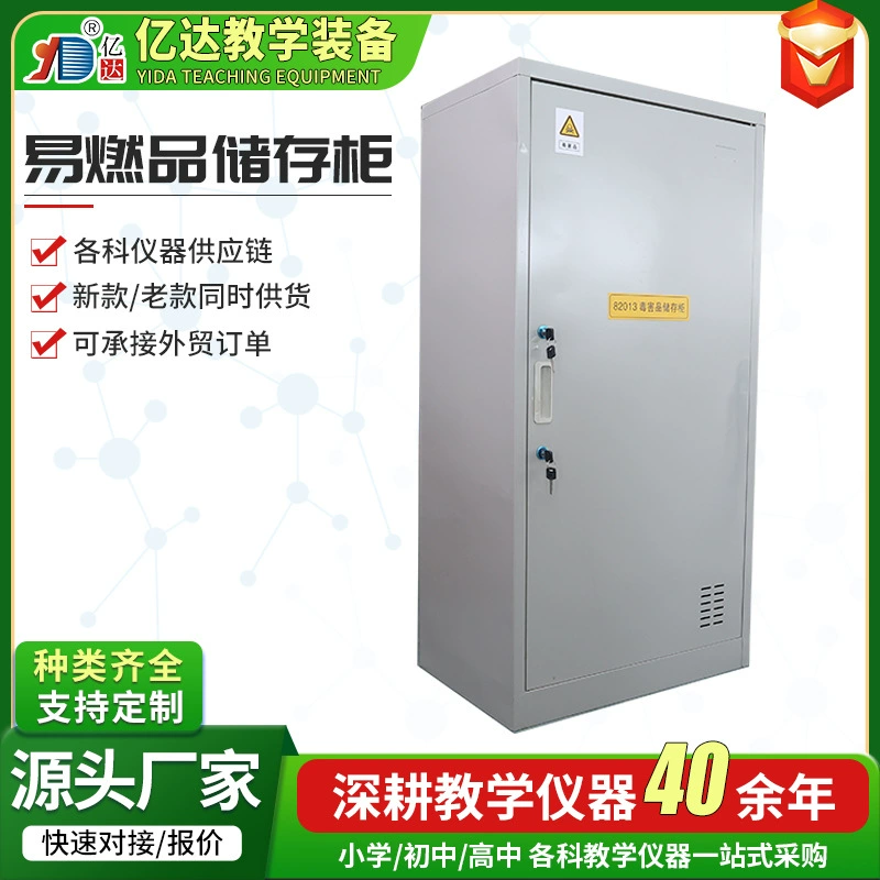 Шкаф для хранения легковоспламеняющихся и опасных грузов в лаборатории
