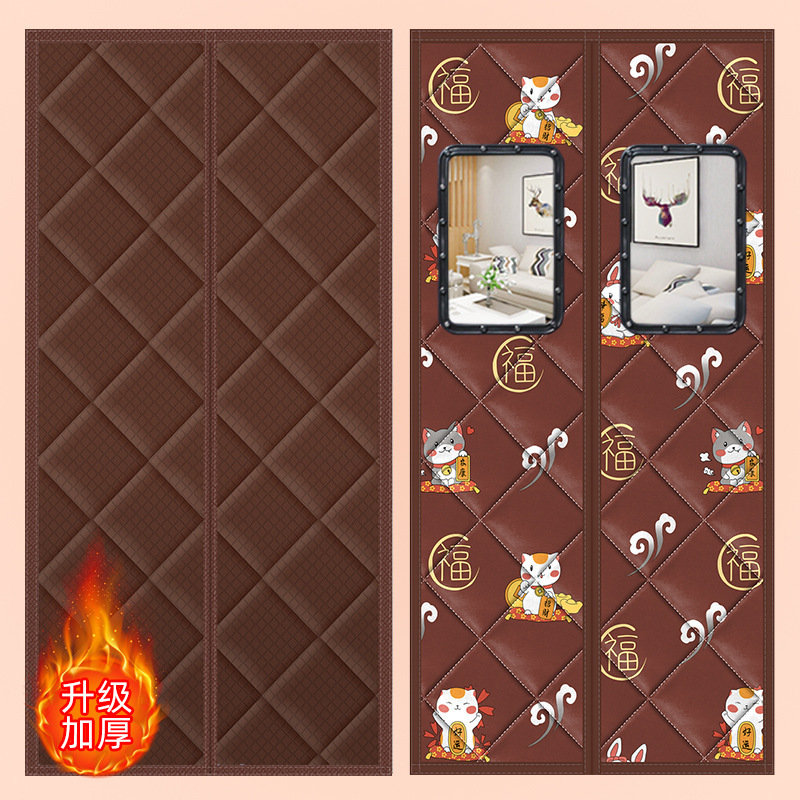 2026 Winter Thickened Magnetic Cotton Door Curtain, Warm, Cold-Proof, Windproof, Self-Adhesive, No Drilling Required, for Home Use, Aixiang Curtain 2026 Winter Thickened Magnetic Cotton Door Curtain, Warm, Cold-Proof, Windproof, Self-Adhesive, No Drilling Required, for Home Use, Aixiang Curtain
