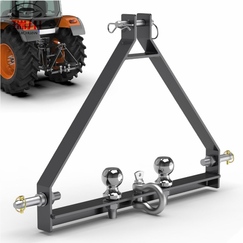青岛厂家农用机设备标准拖车挂接装置 农场拖拉配件重型压载机