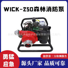 轻便型WICK-250森林消防泵多功能高压接力水泵火场救援灭火抽水泵