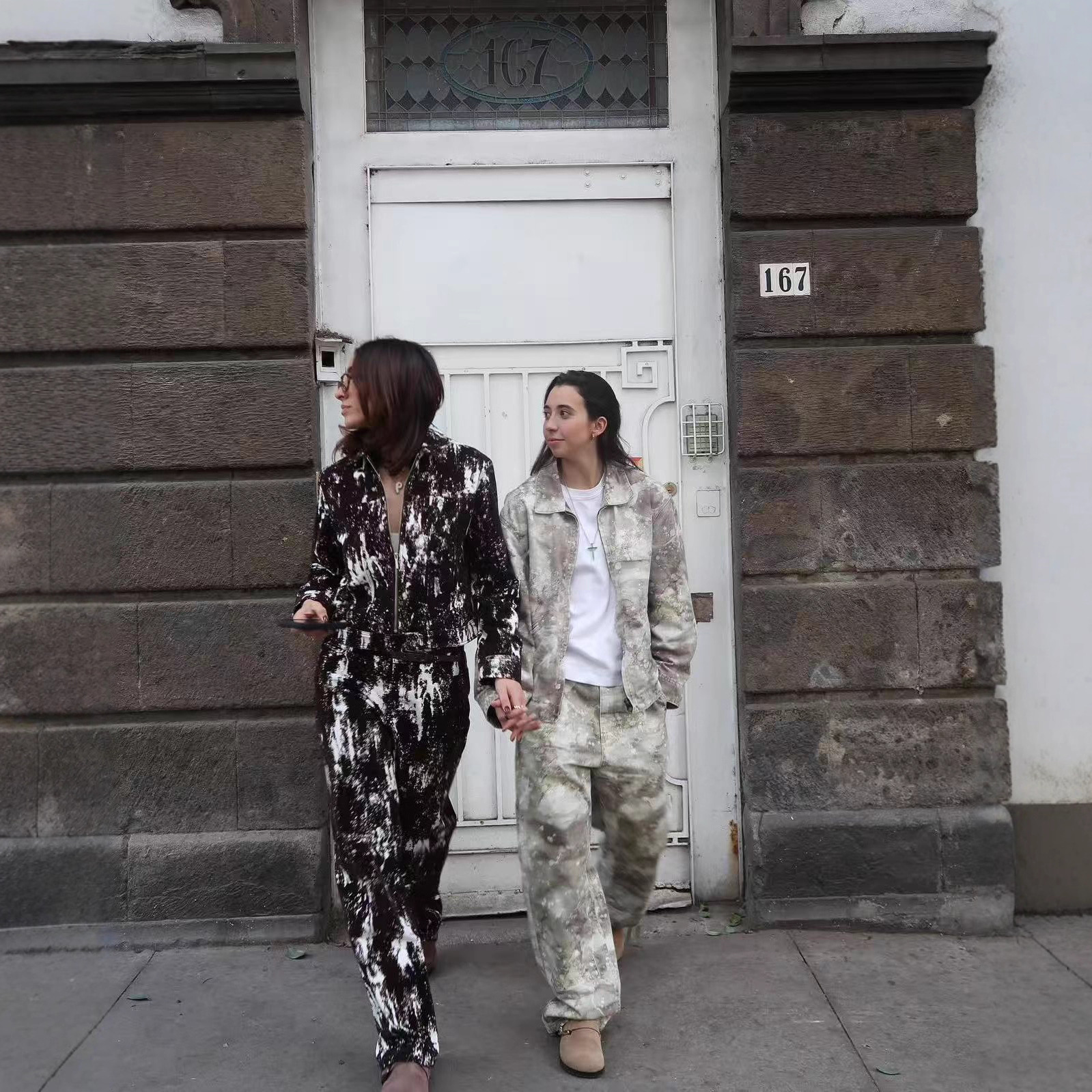 外贸女装2025夏季欧美风街头时尚拉链饰夹克外套+裤子套装女J2668