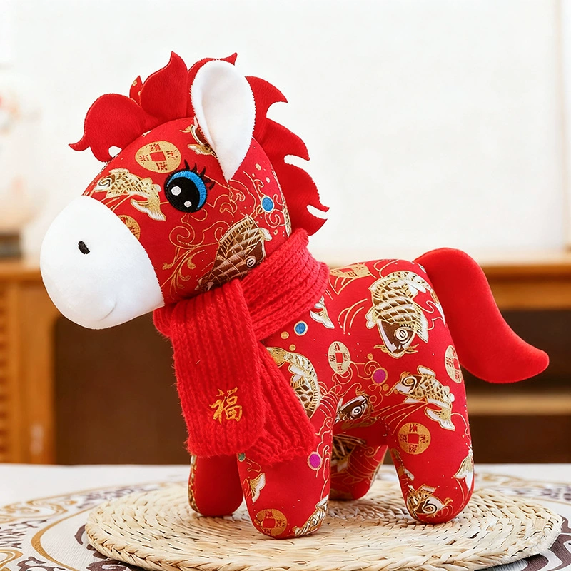 Плюшевый маскот, игрушка, поні, тряпичная кукла, год маскот, подарок на день рождения