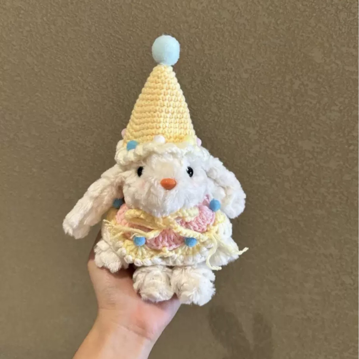 新款邦尼兔可爱少女毛绒玩偶汽车钥匙扣包包挂饰挂件闺蜜生日礼物
