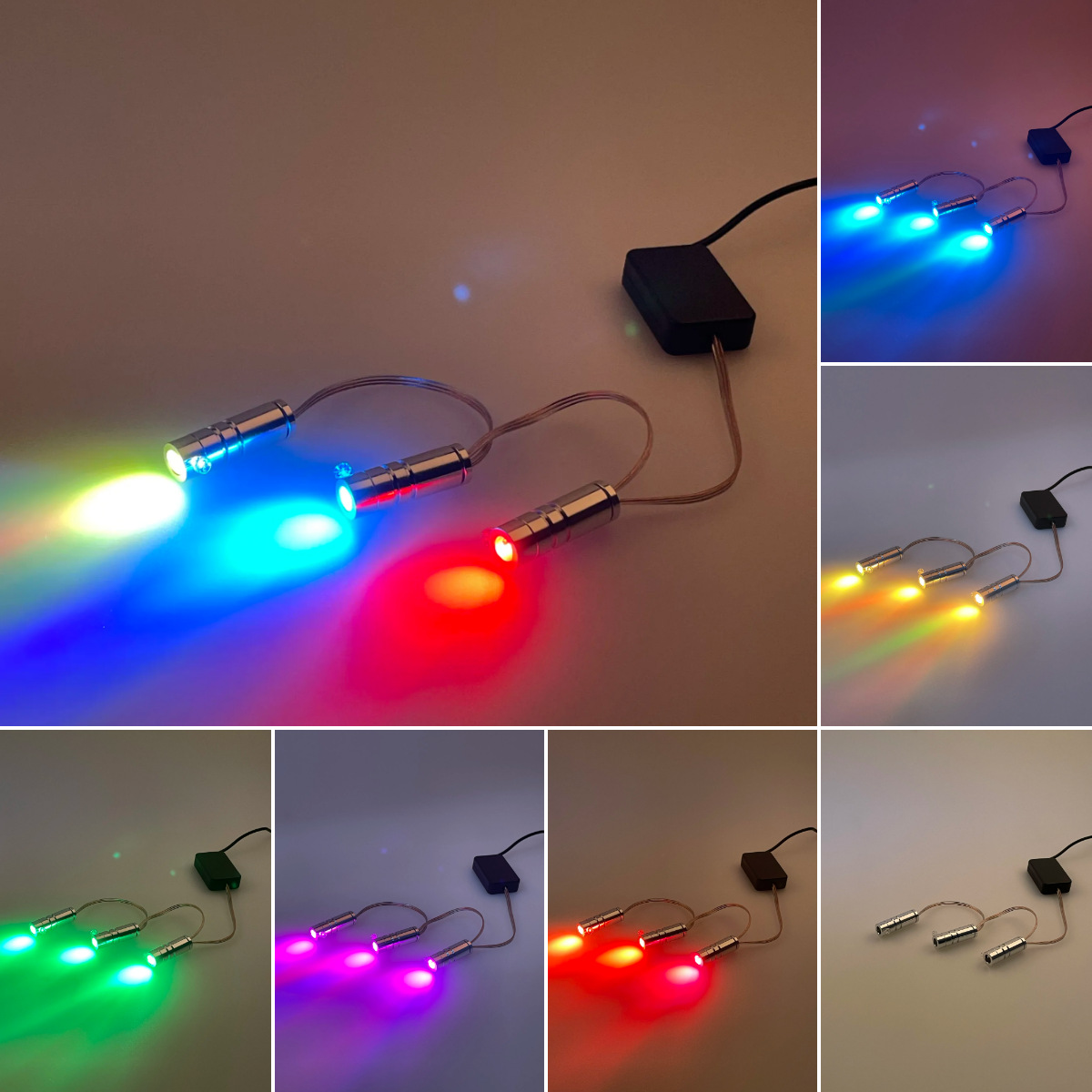 LED�Ų�׷��С��Դ ����RGB��Χ�� 3W��ͷ ����5-24V���ƾ�����Ŀ