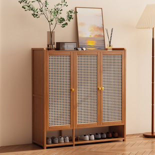 Shoe Cabinet Integrated Cabinet Household Economical Indoor Multi-layer Shoe Rack Simple Dust-proof Doorway Space-saving Storage Artifact