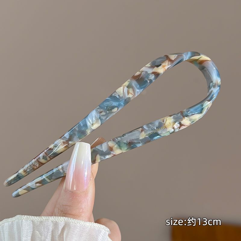 Horquilla en forma de U de alta calidad para mujer, horquilla para el cabello de todo fósforo diaria, horquilla para el cabello de la moda coreana, tocado, accesorios para el cabello con peine