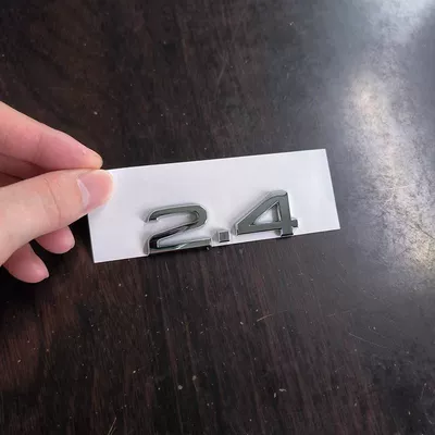 Original Audi A6L rear emblem, 45 emblem, four-wheel drive, 40 TFSI engine, 2.4, 2.8, 2.0T, tail letter modification (Car logo) - standard-24
