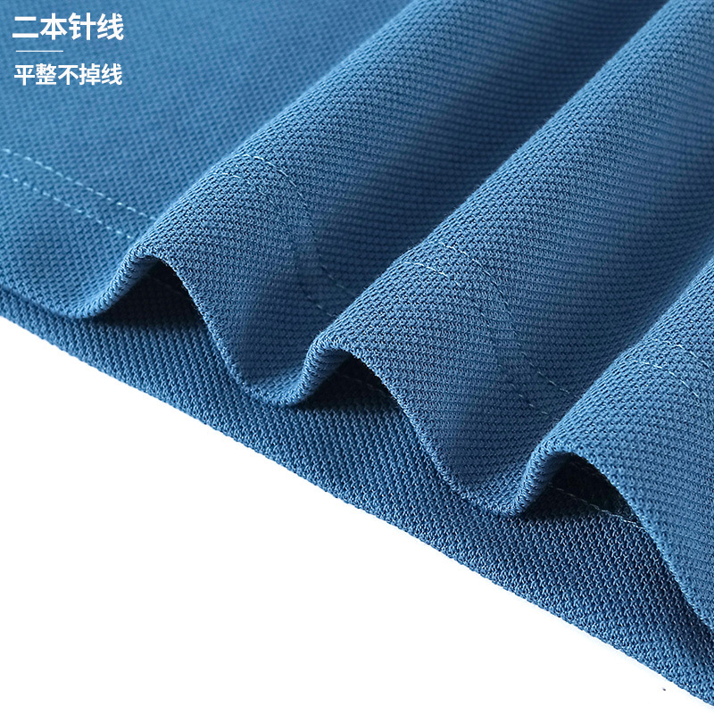 Caballo algodón suave brillante transpirable solapa manga corta Equipo Cultura publicidad camisa Camiseta polo ropa de trabajo personalizada