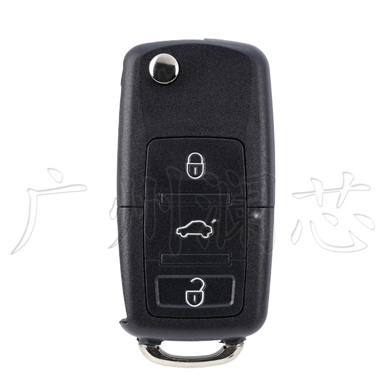 Suitable for Volkswagen 1k0959753g Car Non-Smart Key 434Mhz Id48 Chip 3-Button Folding Remote Control