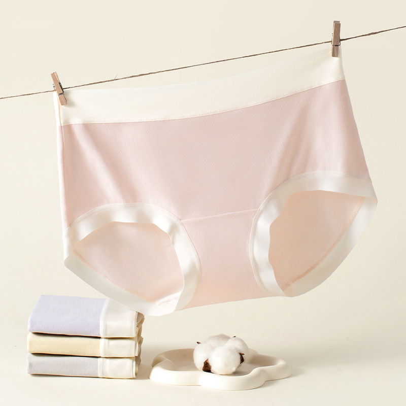 95棉女士三角裤7A里裆中腰舒适棉内裤纯棉内裤女工厂