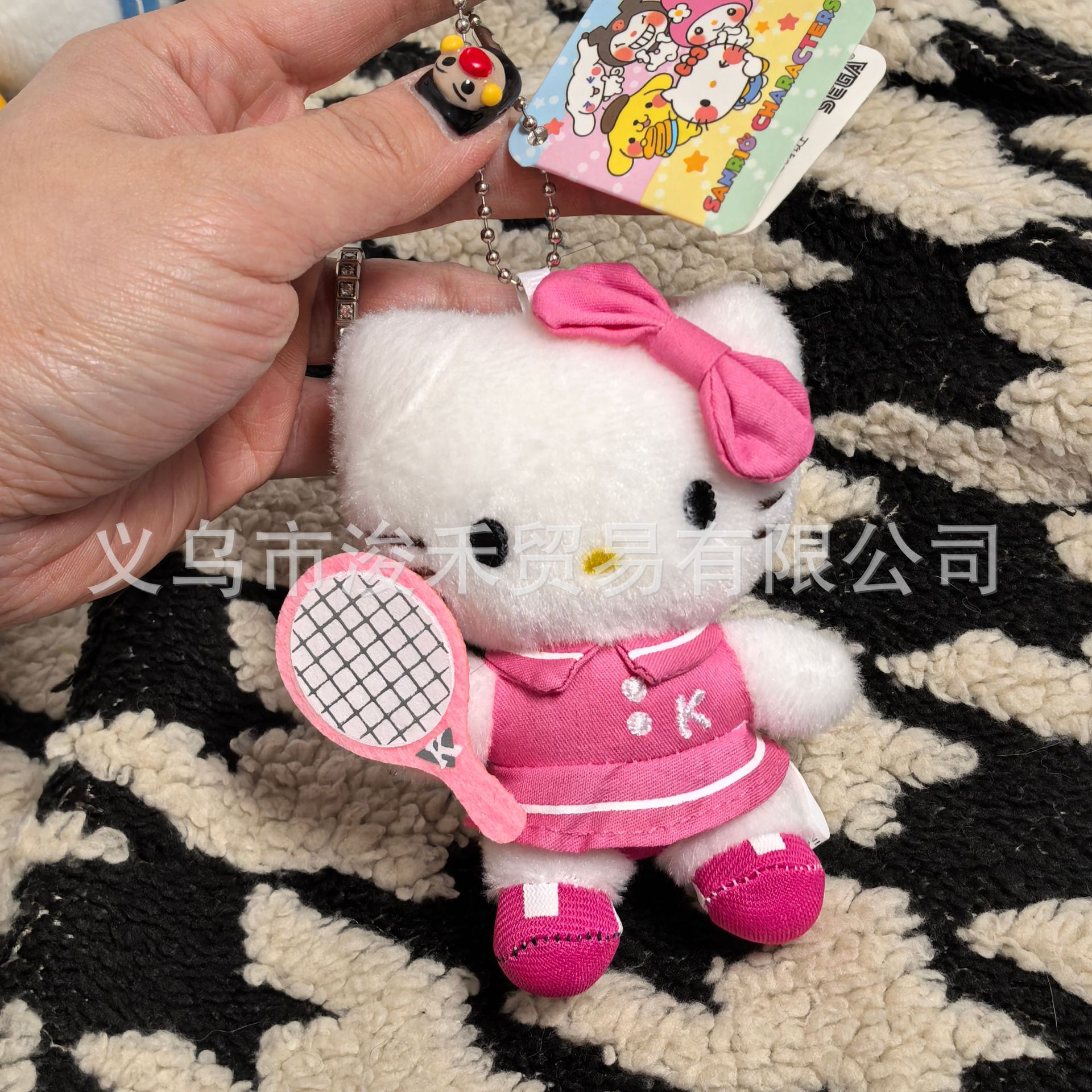 Amor hellokitty muñeca colgante llavero colgante bolsas de regalo bolsas de peluche lindo muñeca colgante lindo