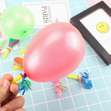 口哨气球儿童玩具哨子气球节日派对气球用品儿童玩具厂家批发