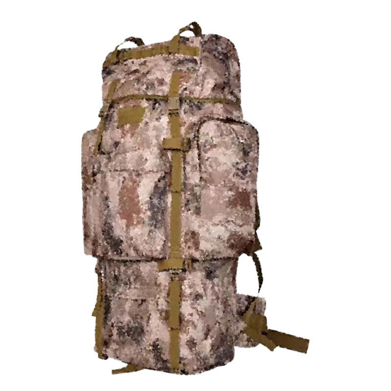 110L Backpack Large Capacity Camouflage Backpack Ink Cloud Pattern Winter 900D Waterproof Oxford Cloth