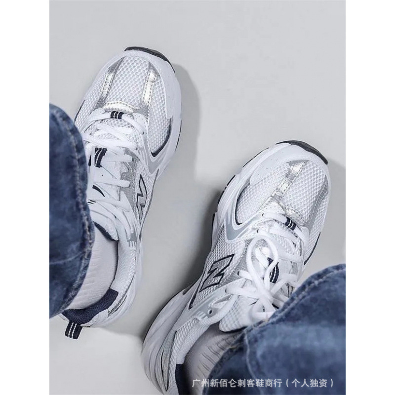 Putian shoes New Balance low-top original NB530 retro silver-white mesh cross-border dad sneakers running shoes Putian shoes New Balance low-top original NB530 retro silver-white mesh cross-border dad sneakers running shoes