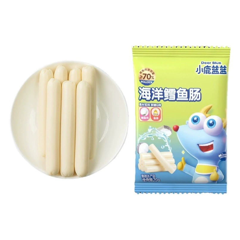 Официальное знамя подлинного олененя синие закуски с добавлением пребиотической трески колбаса глубоководной трески колбаса детские закуски бренд