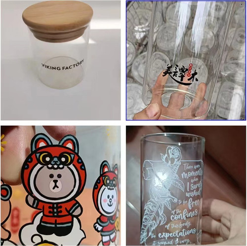 Glass Sealed Jar Kitchen Storage Jar Bamboo Lid Food Storage Jar Spice Container Round Tea Canister Glass Storage Bottle