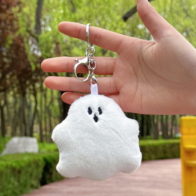 小紅書ハロウィン幽霊ペンダントカップルキーホルダー、バッグアクセサリー、小さな人形、ぬいぐるみ、カップルペンダント|undefined
