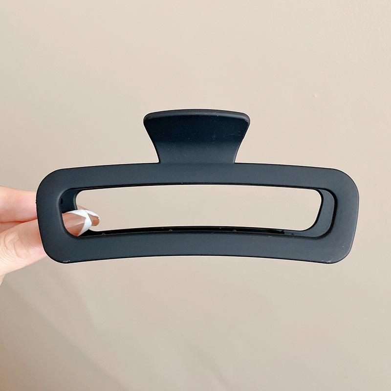 Clip de agarre, gran cantidad de cabello, horquilla esmerilada, horquilla simple, horquilla de tiburón, nuevo y exquisito tocado de alta gama, horquilla femenina