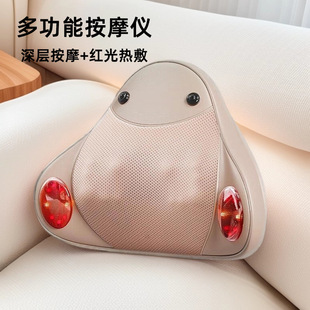 Oaks Cervical Spine Massager Shoulder, Waist and Back Kneading Instrument Whole Body Automatic Home Pillow Multi-Functional Cushion Delivery