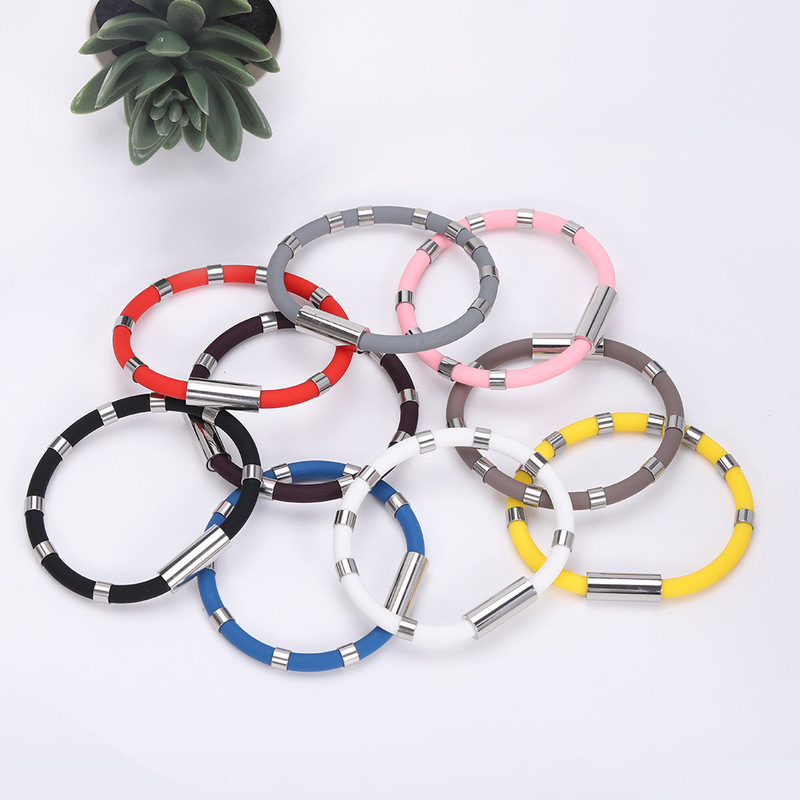 Couple's Silicone Bracelet Wrist Band Negative Ion Energy Balance Men's and Women's Outdoor Sports Waterproof Silicone Bracelet Couple's Silicone Bracelet Wrist Band Negative Ion Energy Balance Men's and Women's Outdoor Sports Waterproof Silicone Bracelet