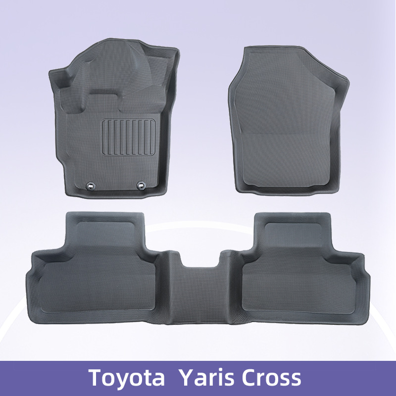 Aplicable a TOYOTA Yaris cruzado combustible 3D todo el tiempo material XPE almohadilla para los pies almohadilla del maletero
