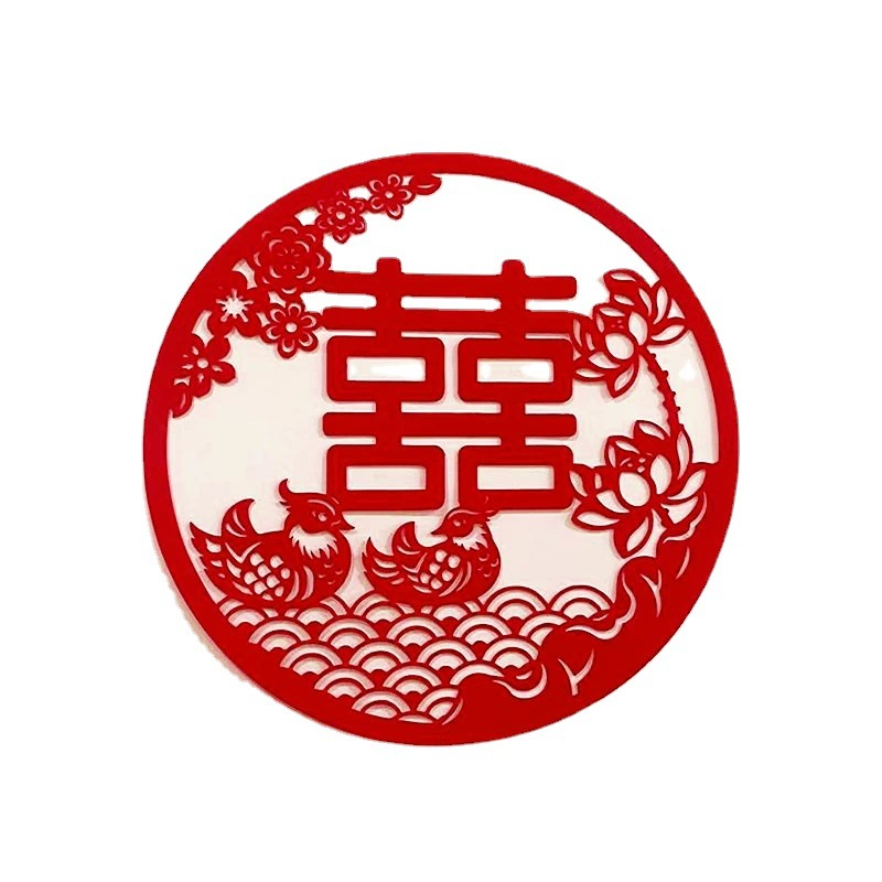 Name sticker, glass decorations for fencing, oolong tea Da Hong Pao non-woven cloth