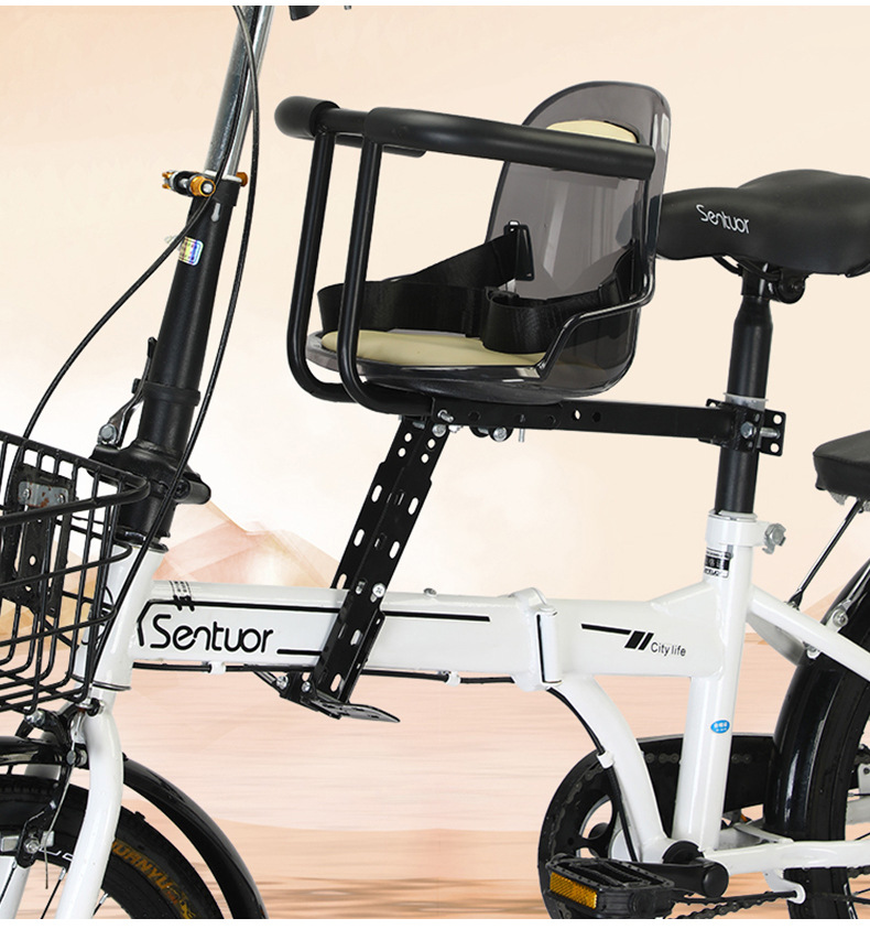 Factory Direct Bicycle Child Universal Front Seat Mountain Bike Folding Bike Baby Child Front Seat