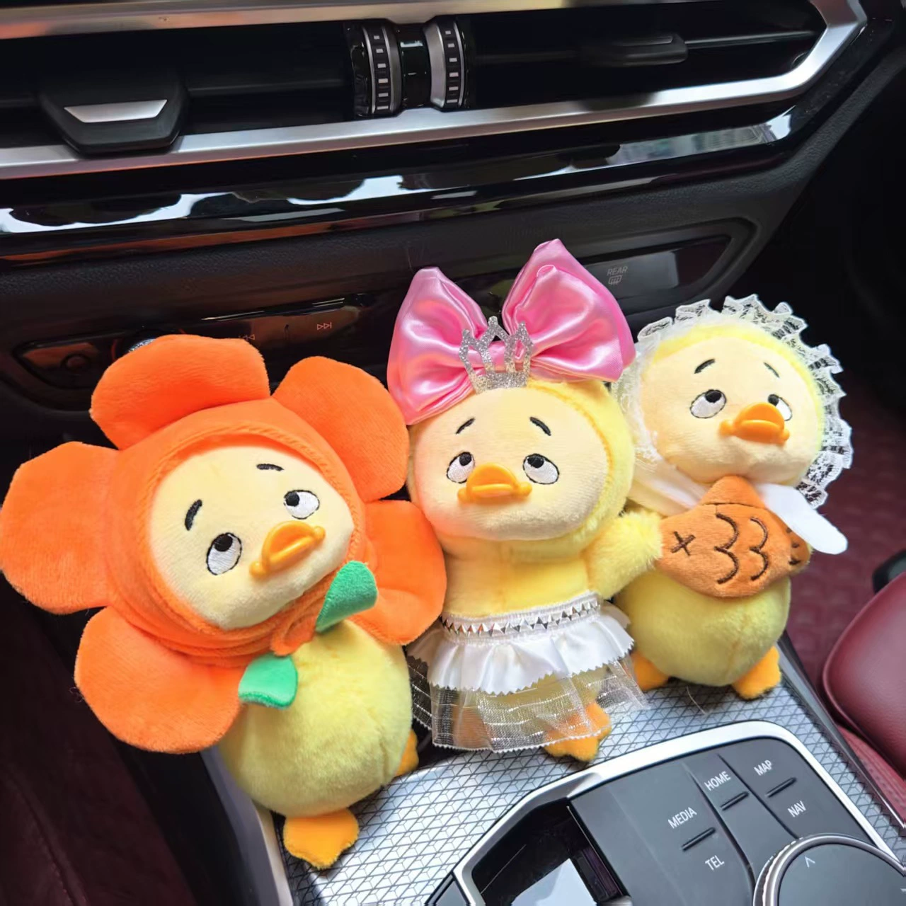 Интернет-красная милая раздражающая утка на работе раздражает утка подвеска игрушка плюшевая утка кукла сумка брелок