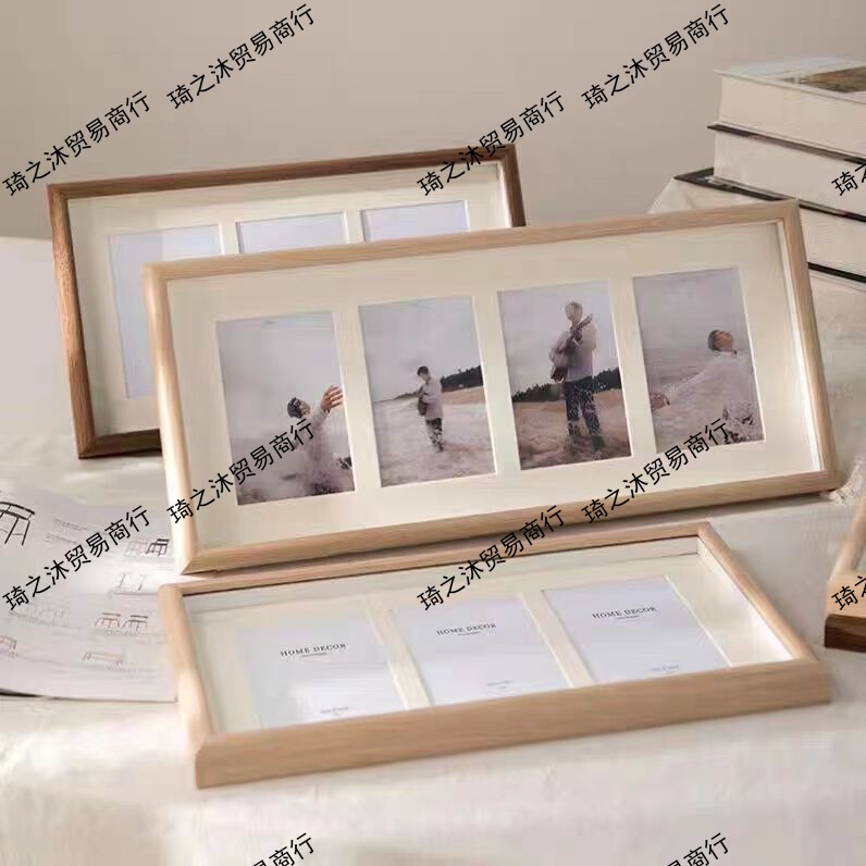 New Photo Frame Set for Placing 6 Photos, Available in Two, Three, or Four Frames, Default Item 6inch