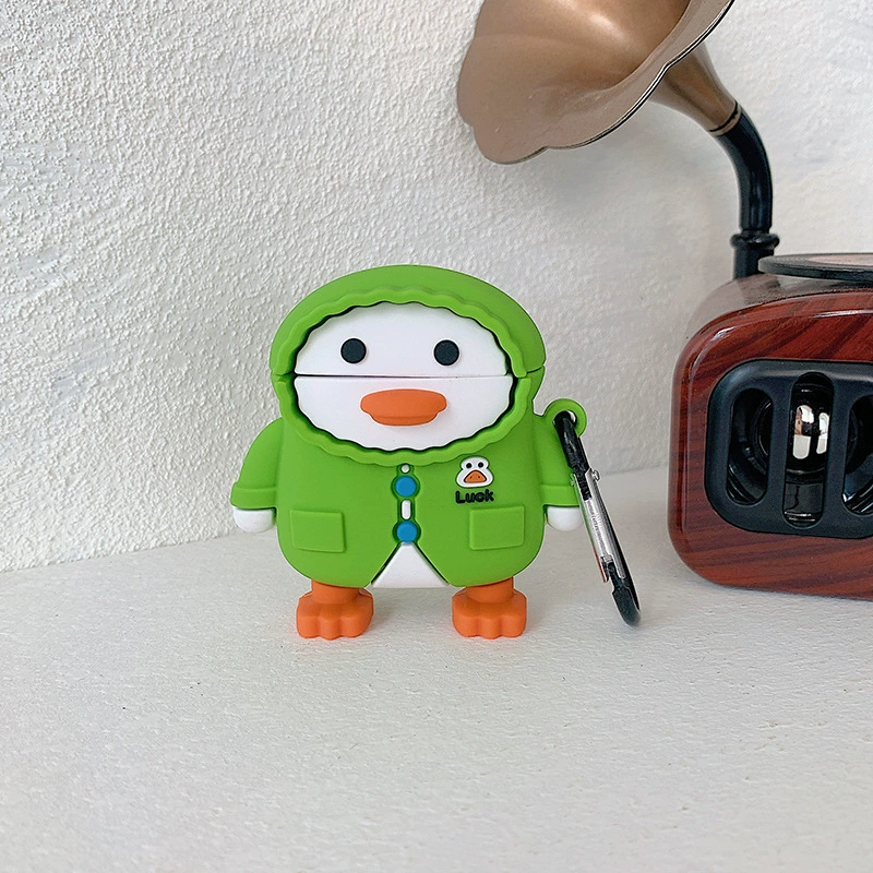 Apple, cartoon trend silicone compatible protective headphones, iPhone4, bluetooth