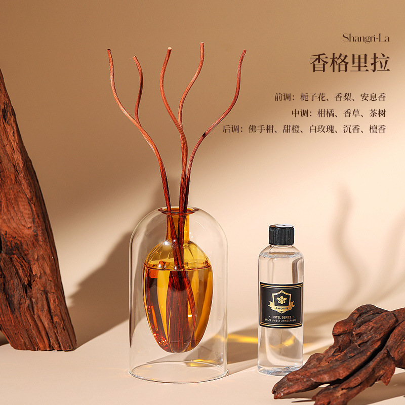 Botella de aceite esencial aromático de caña para el hogar de alto nivel de fragancia de olor interior adornos de baño regalo image 11