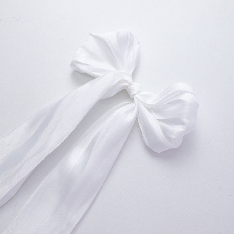 Día de la madre de siete colores 520 nuevos productos Perlas francesas Nieve satén tela arco floristería decoración de bricolaje material floral