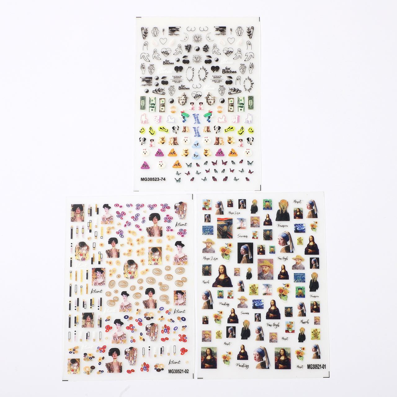 Japanese sophisticated nail stickers