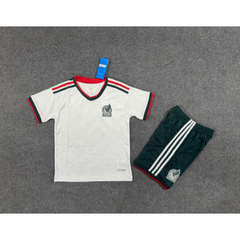 2026 Copa del Mundo de fútbol infantil trajes de mangas cortas pantalones cortos Argentina Alemania Francia niños y niñas secos rápidos image 19