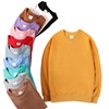 Double-sided sweatshirt, scarf suitable for men and women, 300 gram, round collar, long sleeve, loose fit, plus size