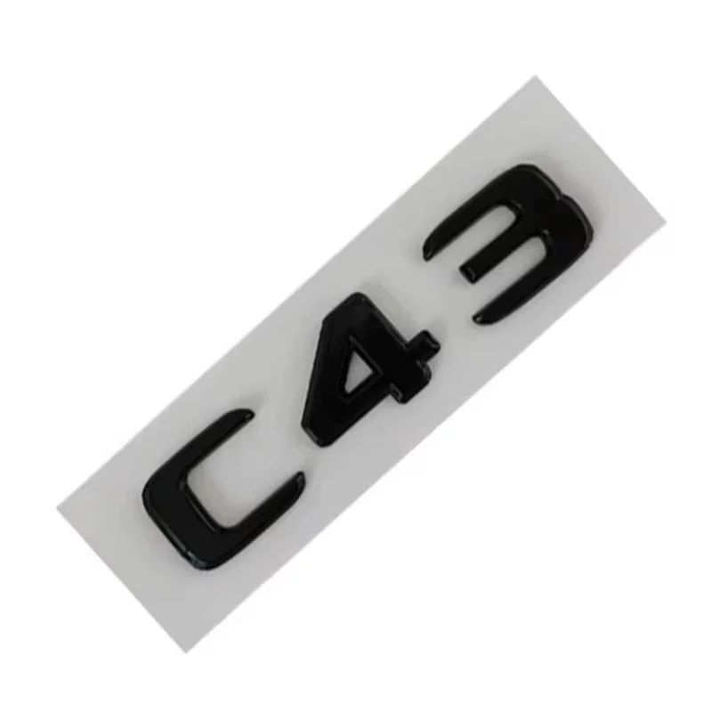Suitable for Mercedes-Benz C-Class W204, used for modifying the rear emblem to C43 or C63, including rear badge and AMG modification stickers