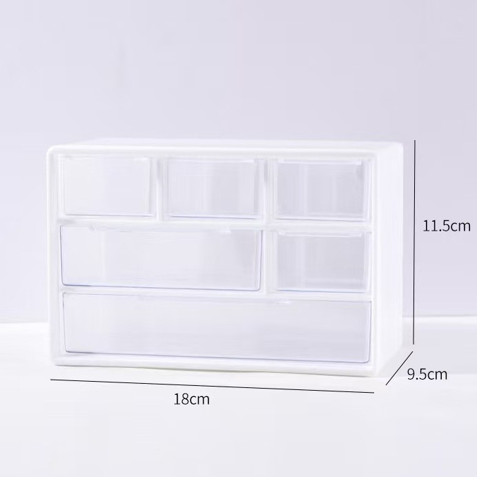 Liugongge white [Free random sticker] upgrade the big drawer model