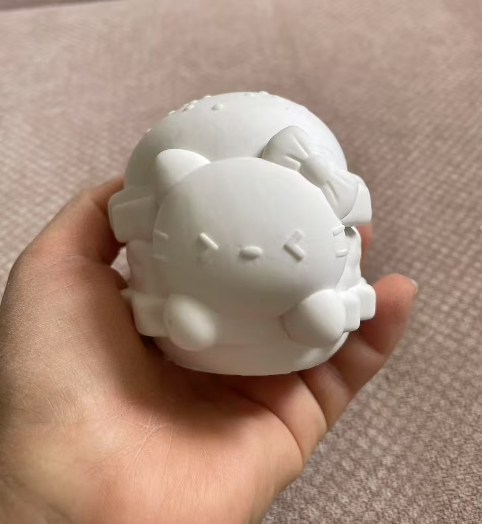 Frasco de Almacenamiento de Calabaza de Yeso en Blanco DIY para Pintar