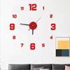 Nights watch Creative Clock Simple Wall Hanging Clock Wall -free living room home bedroom wall sticker quiet watch