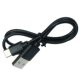 Manufacturer Wholesale Charging Cable Typec Charging Cable Small Power Appliance Matching Cable Two-Core Cable Single-Head Data Cable