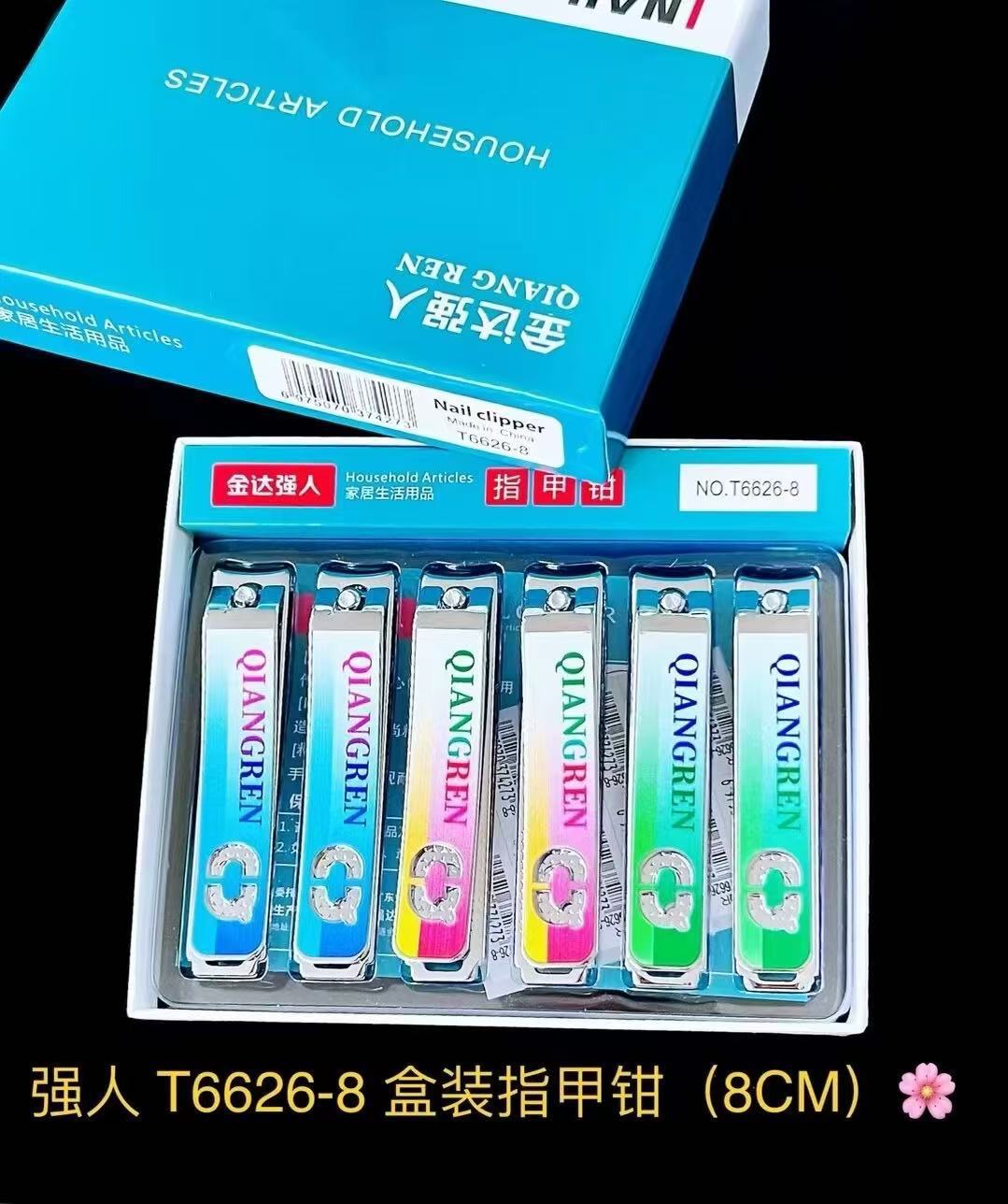 Cuchillos de uñas Jinda Strong 100 cortadores de uñas grandes, medianos y pequeños, cortaúñas de boca plana y cortaúñas de boca oblicua al por mayor