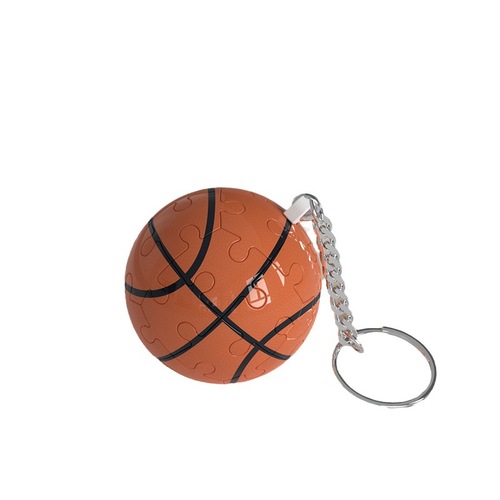Cross-border Kids' Educational Christmas 3D Puzzle Ball: Fun Interlocking Soccer & Basketball Mini Pendant Building Block Toy