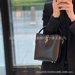 25 新 LE37 バケットバッグローズ同 Y バックル牛革ホーボーバッグ楊林樹脇の下クロスボディショルダーバッグ