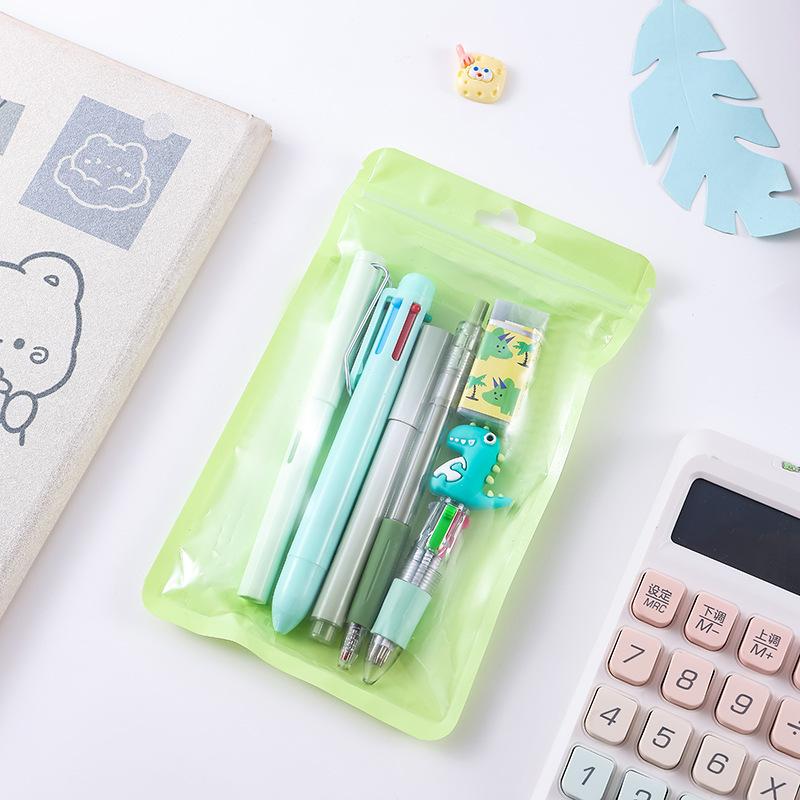 Juegos combinados de venta caliente transfronterizos de alto valor de aguacate juegos de papelería de aprendizaje de temporada escolar pequeños regalos al por mayor