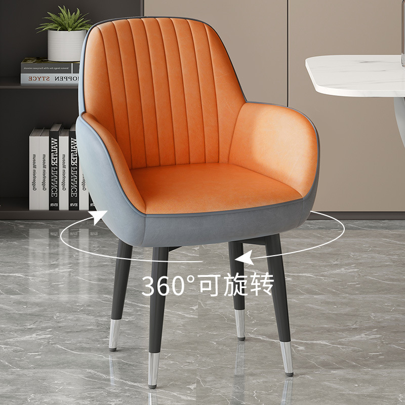 전면 오렌지색 [테크니컬 천] 블랙 실버 탄소강 회전 가능