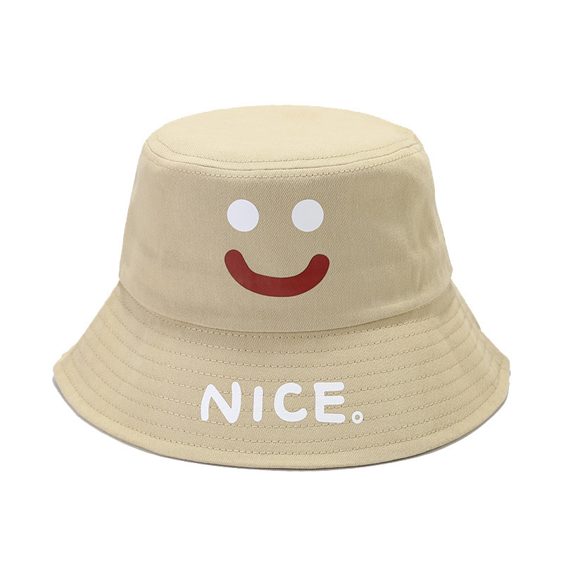 Estilo japonés artístico fresco sonriente carta sombrero de pescador mujer estilo coreano lindo estudiante pareja protección solar sol sombra cuenca sombrero